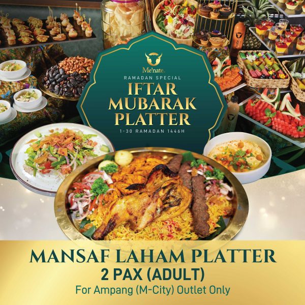 Mansaf Laham 2pax (Adult) Ampang Outlet Only