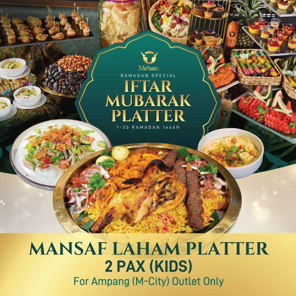 Mansaf Laham 2pax (Child) Ampang Outlet Only